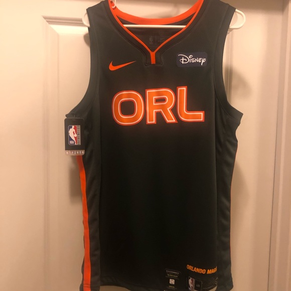 orlando magic black and orange jersey